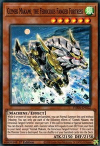 Gizmek Makami, the Ferocious Fanged Fortress [PHRA-EN022] Super Rare | Gear Gaming Bentonville