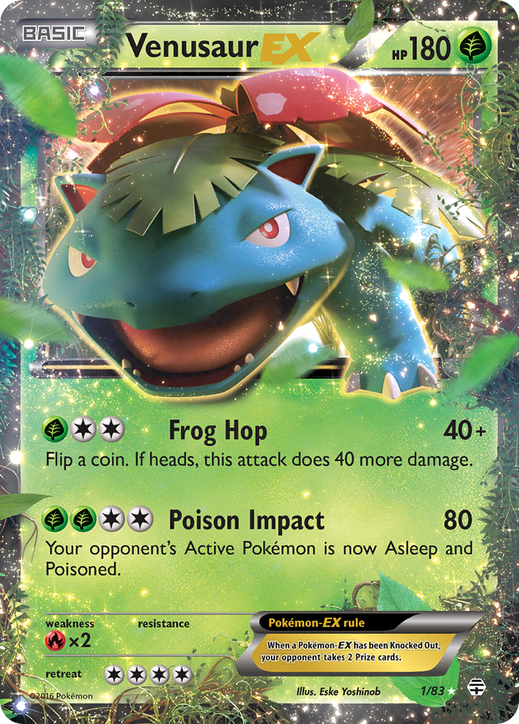 Venusaur EX (1/83) [XY: Generations] | Gear Gaming Bentonville