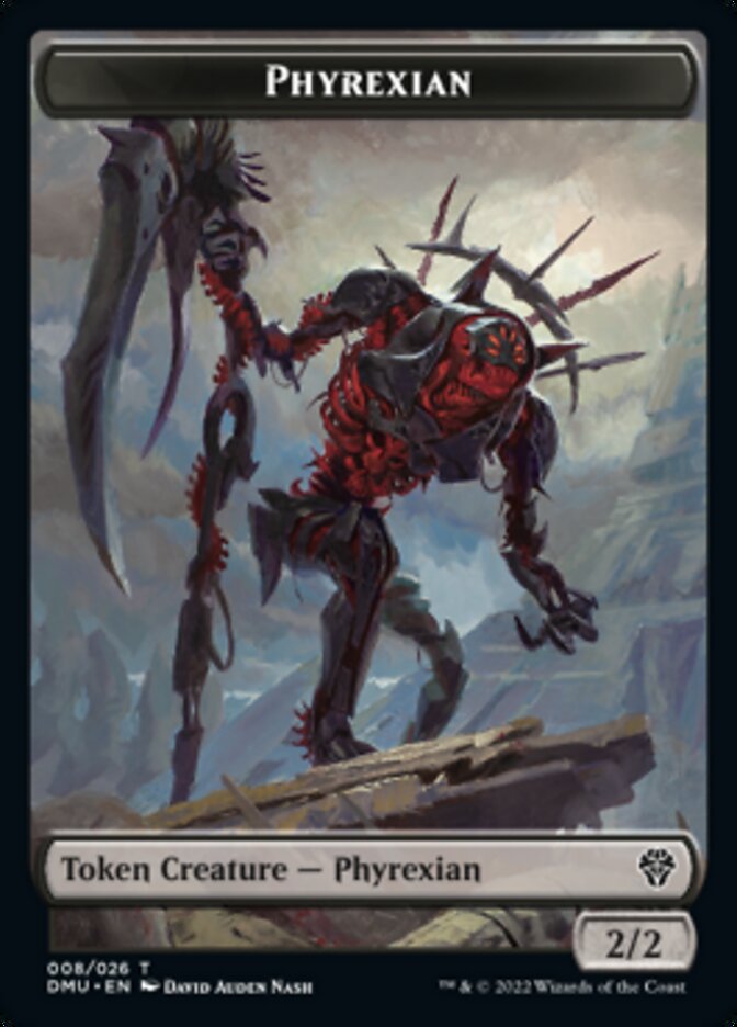 Phyrexian Token [Dominaria United Tokens] | Gear Gaming Bentonville