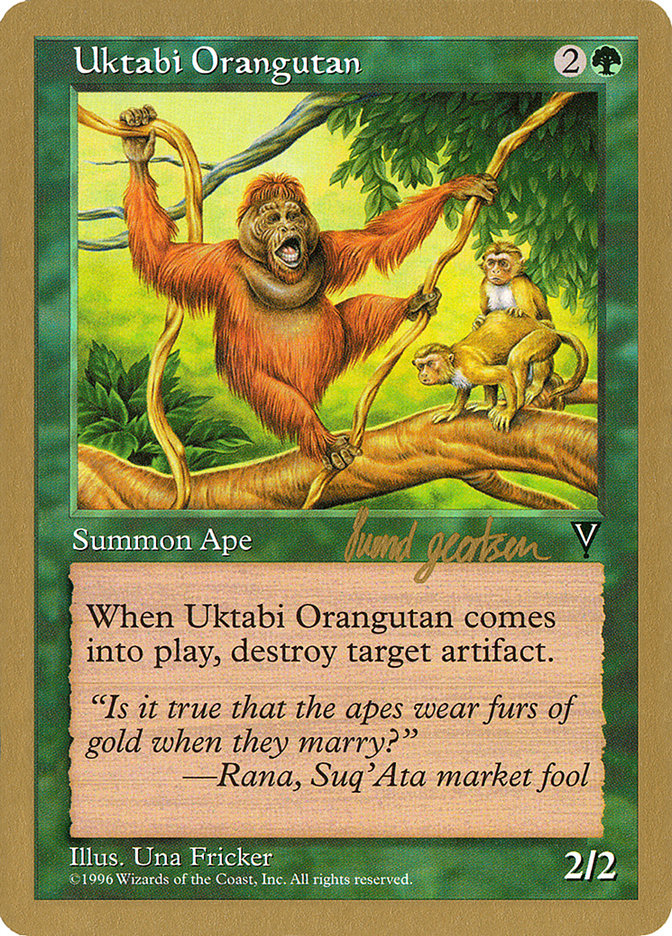 Uktabi Orangutan (Svend Geertsen) (SB) [World Championship Decks 1997] | Gear Gaming Bentonville