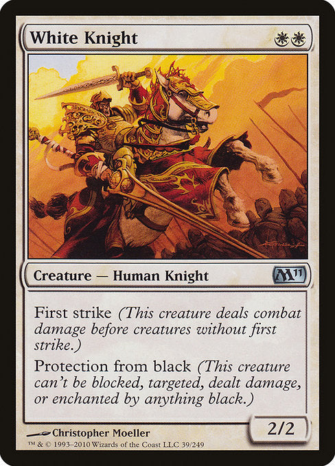 White Knight [Magic 2011 (M11)] | Gear Gaming Bentonville