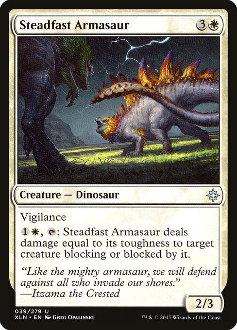 Steadfast Armasaur [Ixalan] | Gear Gaming Bentonville