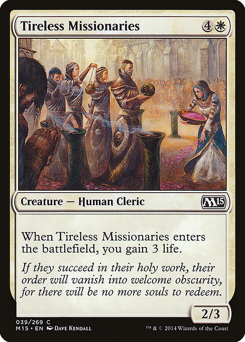 Tireless Missionaries [Magic 2015 (M15)] | Gear Gaming Bentonville