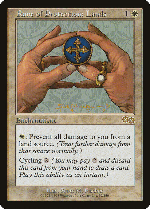 Rune of Protection: Lands [Urza's Saga] | Gear Gaming Bentonville