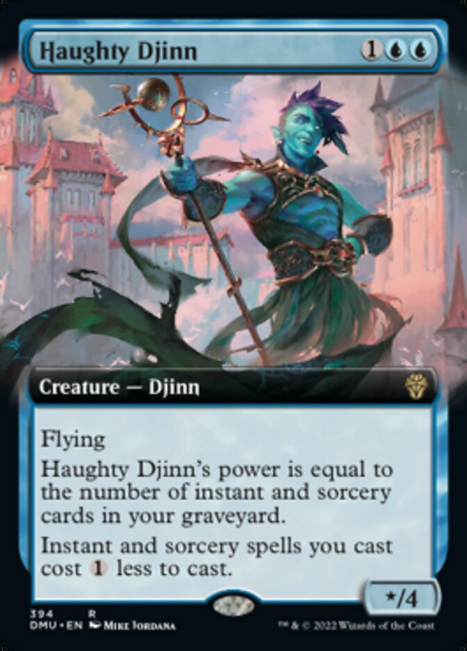 Haughty Djinn (Extended Art) [Dominaria United] | Gear Gaming Bentonville