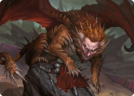 Manticore Art Card [Dungeons & Dragons: Adventures in the Forgotten Realms Art Series] | Gear Gaming Bentonville