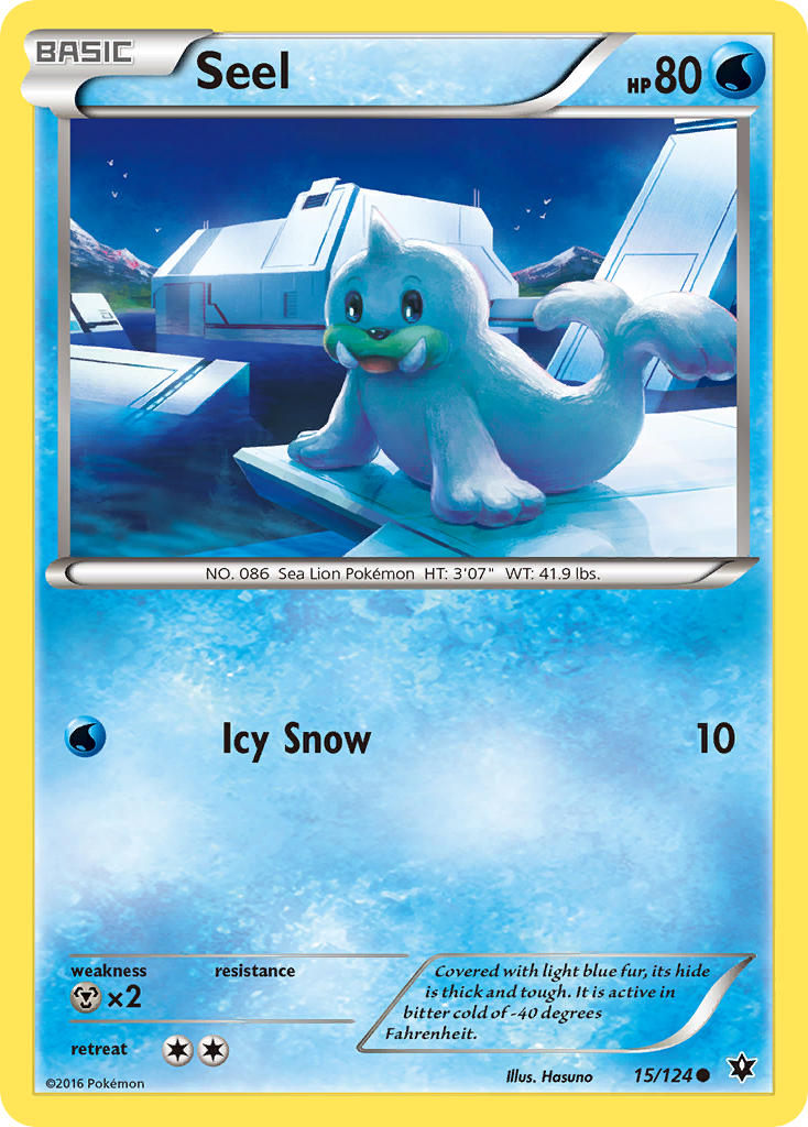 Seel (15/124) [XY: Fates Collide] | Gear Gaming Bentonville