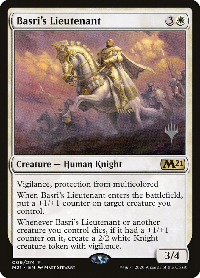 Basri's Lieutenant (Promo Pack) [Core Set 2021 Promos] | Gear Gaming Bentonville