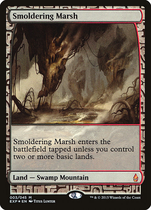 Smoldering Marsh [Zendikar Expeditions] | Gear Gaming Bentonville