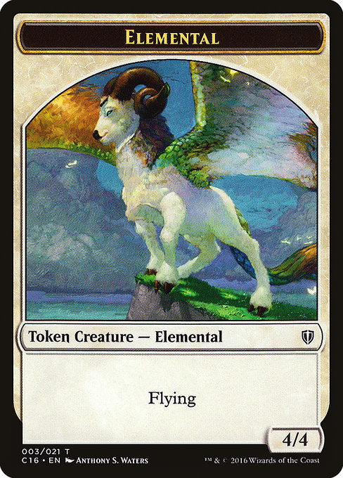 Elemental // Soldier Double-sided Token [Commander 2016] | Gear Gaming Bentonville