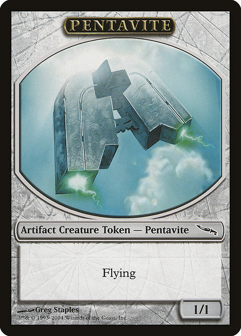 Pentavite Token (Mirrodin) [Magic Player Rewards] | Gear Gaming Bentonville