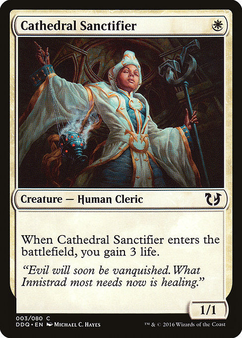 Cathedral Sanctifier [Duel Decks: Blessed vs. Cursed] | Gear Gaming Bentonville