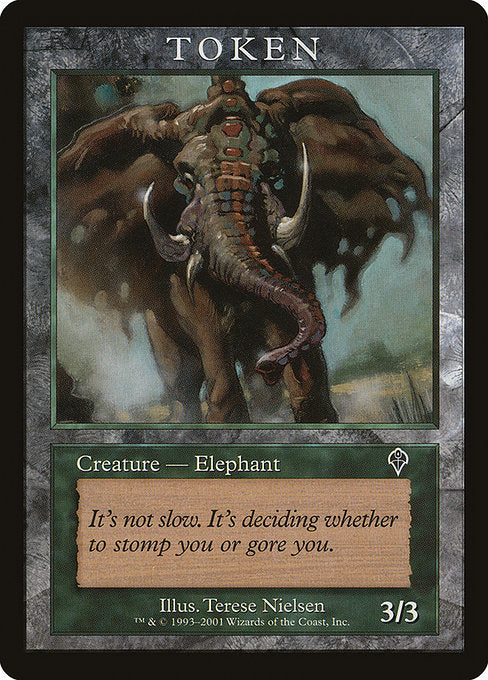 Elephant Token (Invasion) [Magic Player Rewards] | Gear Gaming Bentonville