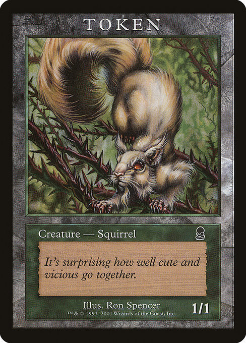 Squirrel Token (Odyssey) [Magic Player Rewards] | Gear Gaming Bentonville