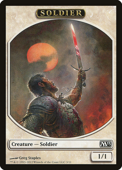 Soldier Token [Magic 2013 (M13)] | Gear Gaming Bentonville