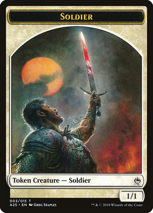 Soldier Token (003) [Masters 25] | Gear Gaming Bentonville