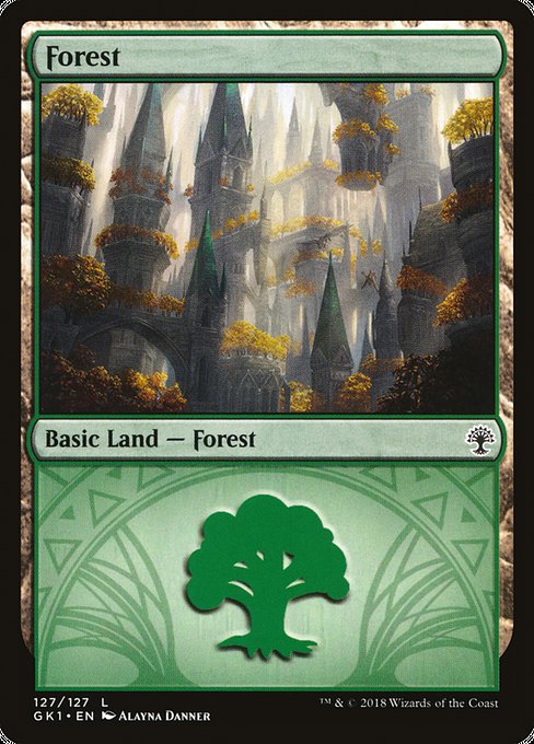 Forest (127) [Guilds of Ravnica: Guild Kits] | Gear Gaming Bentonville