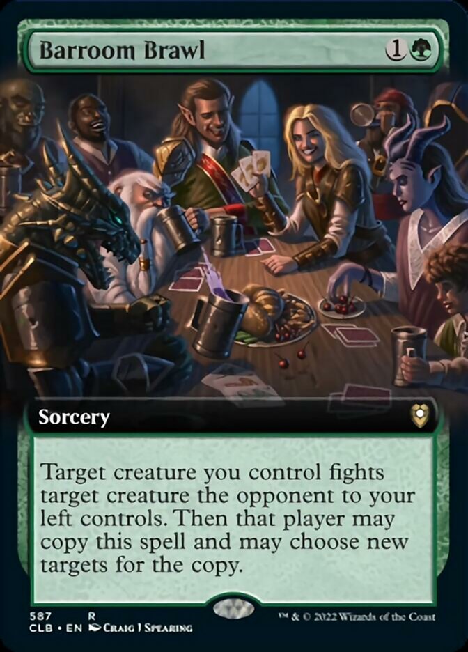 Barroom Brawl (Extended Art) [Commander Legends: Battle for Baldur's Gate] | Gear Gaming Bentonville