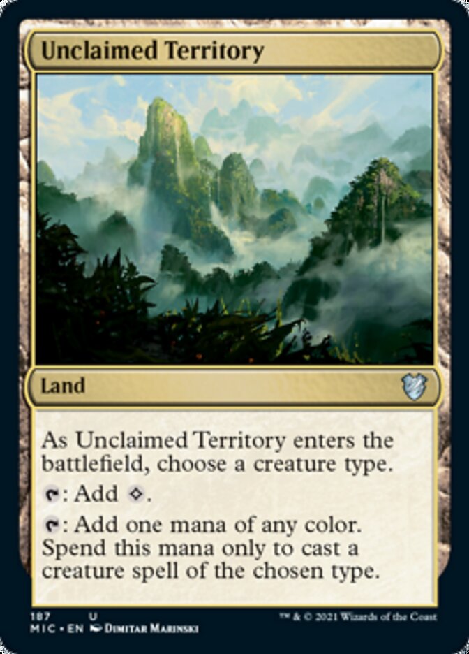 Unclaimed Territory [Innistrad: Midnight Hunt Commander] | Gear Gaming Bentonville