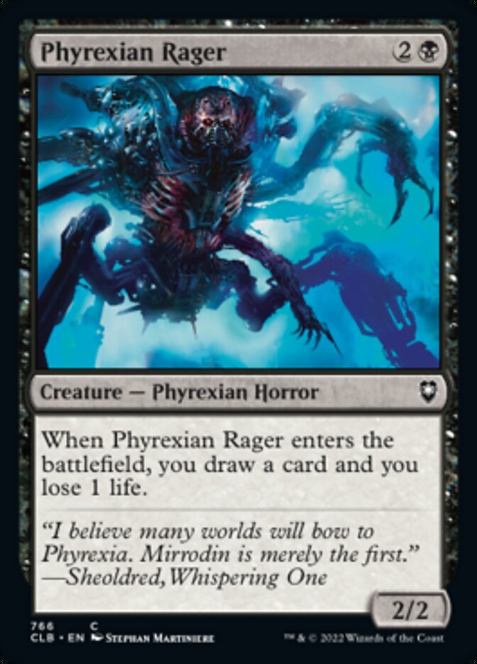 Phyrexian Rager [Commander Legends: Battle for Baldur's Gate] | Gear Gaming Bentonville