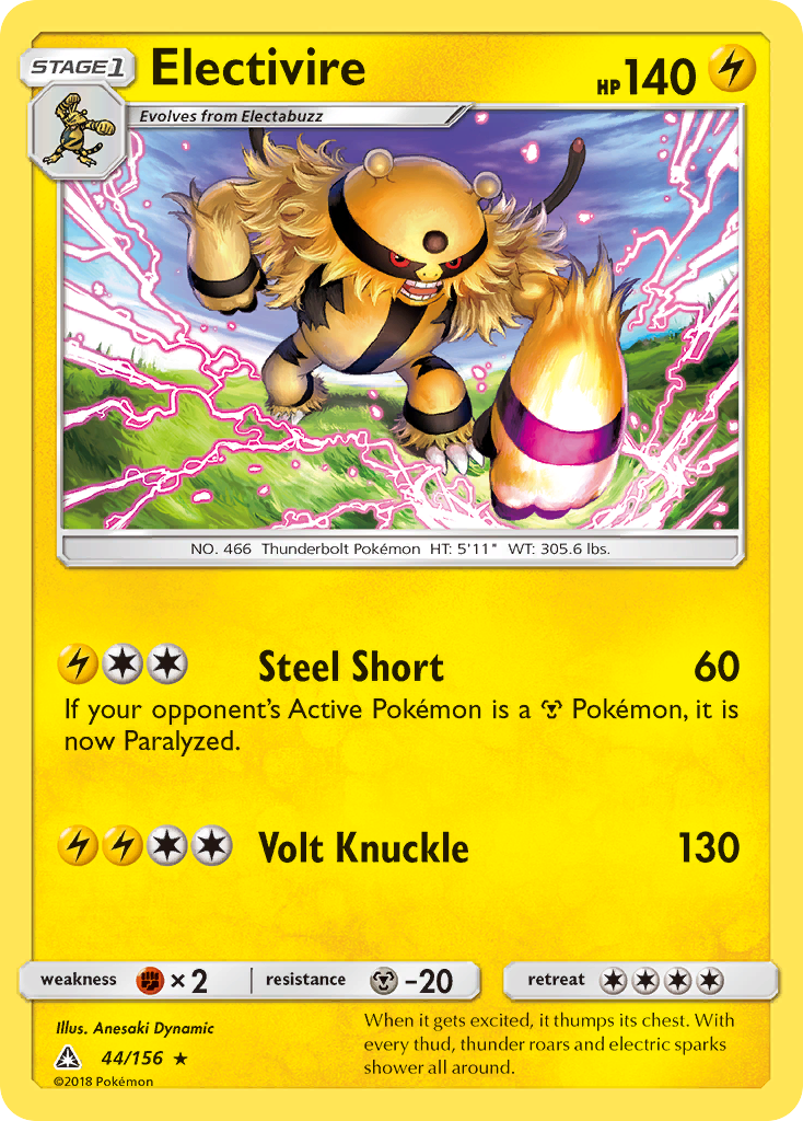 Electivire (44/156) [Sun & Moon: Ultra Prism] | Gear Gaming Bentonville