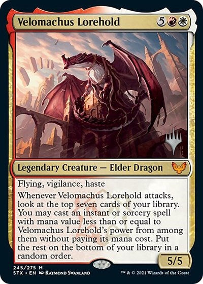 Velomachus Lorehold (Promo Pack) [Strixhaven: School of Mages Promos] | Gear Gaming Bentonville