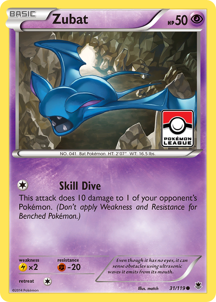 Zubat (31/119) [XY: Phantom Forces] | Gear Gaming Bentonville