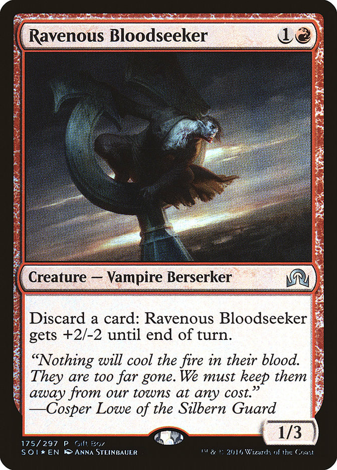 Ravenous Bloodseeker (Gift Box) [Shadows over Innistrad Promos] | Gear Gaming Bentonville