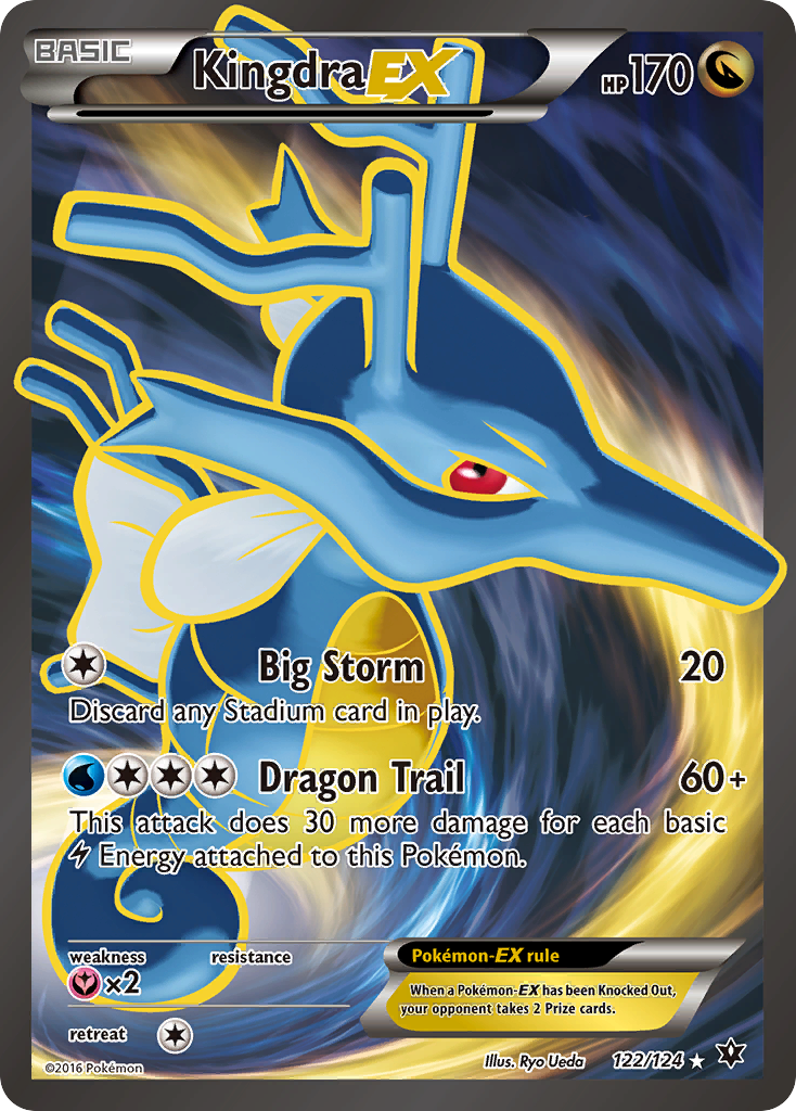 Kingdra EX (122/124) [XY: Fates Collide] | Gear Gaming Bentonville