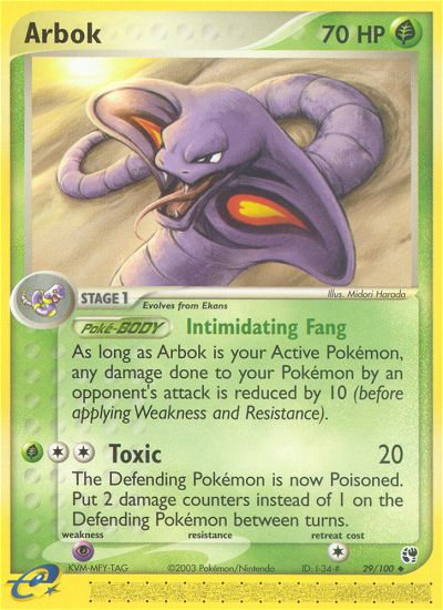 Arbok (29/100) [EX: Sandstorm] | Gear Gaming Bentonville