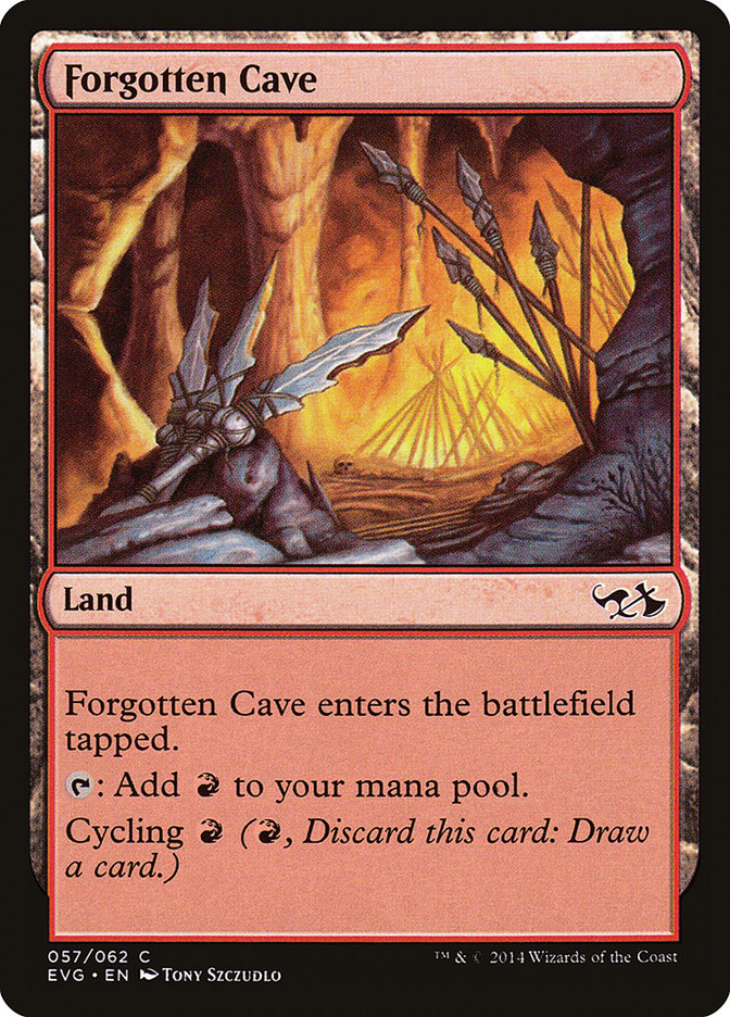 Forgotten Cave (Elves vs. Goblins) [Duel Decks Anthology] | Gear Gaming Bentonville