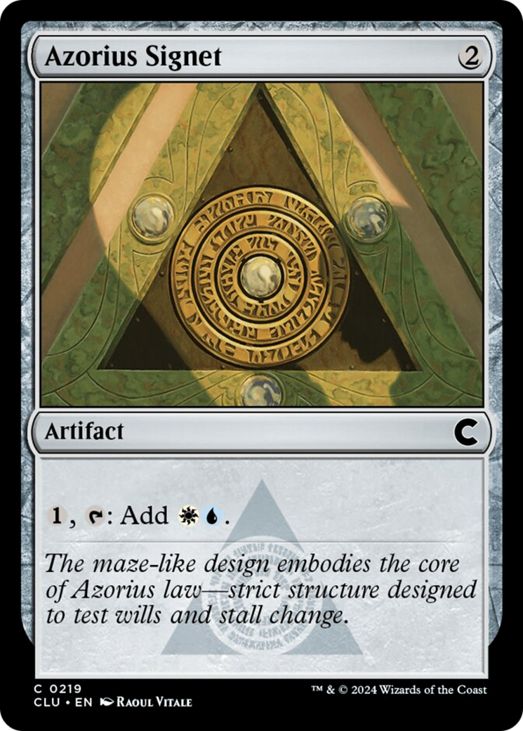 Azorius Signet [Ravnica: Clue Edition] | Gear Gaming Bentonville