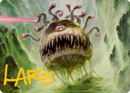 Beholder Art Card (Gold-Stamped Signature) [Dungeons & Dragons: Adventures in the Forgotten Realms Art Series] | Gear Gaming Bentonville