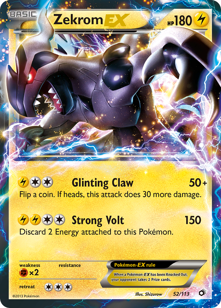 Zekrom EX (52/113) [Black & White: Legendary Treasures] | Gear Gaming Bentonville