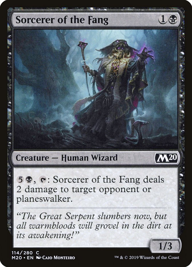 Sorcerer of the Fang [Core Set 2020] | Gear Gaming Bentonville