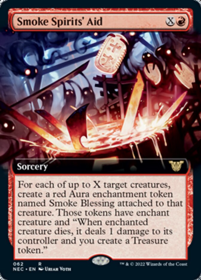 Smoke Spirits' Aid (Extended) [Kamigawa: Neon Dynasty Commander] | Gear Gaming Bentonville