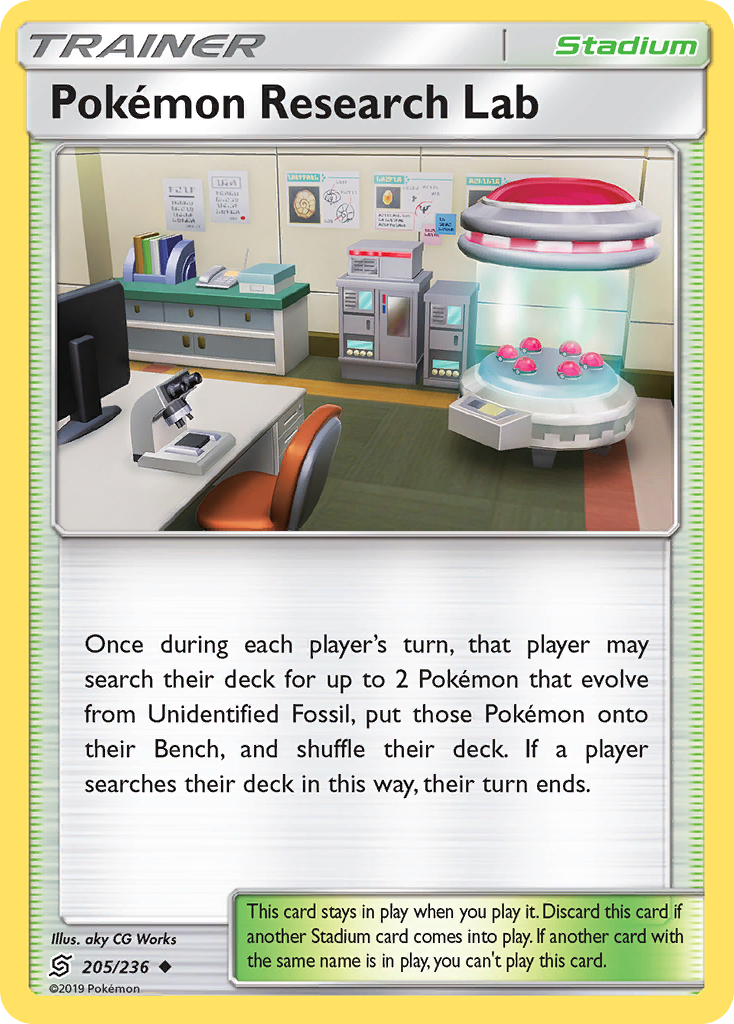 Pokemon Research Lab (205/236) [Sun & Moon: Unified Minds] | Gear Gaming Bentonville