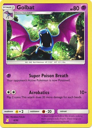 Golbat (6/30) [Sun & Moon: Trainer Kit - Alolan Raichu] | Gear Gaming Bentonville