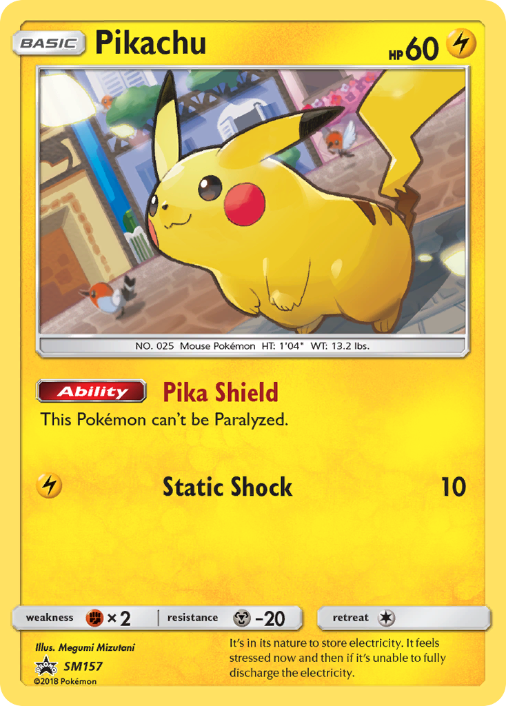 Pikachu (SM157) [Sun & Moon: Black Star Promos] | Gear Gaming Bentonville