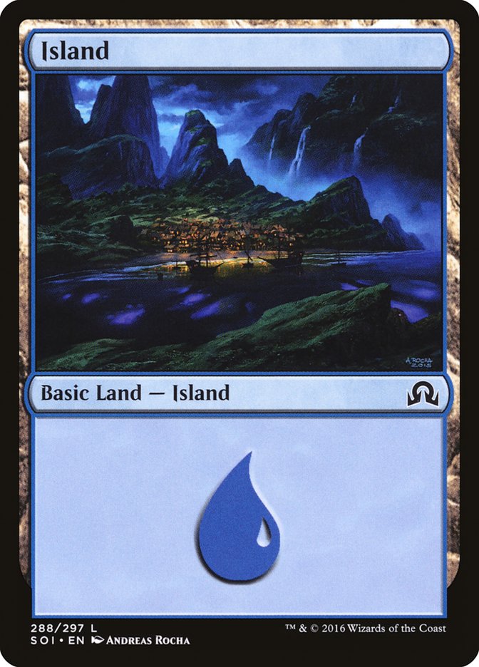 Island (288) [Shadows over Innistrad] | Gear Gaming Bentonville