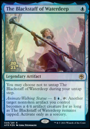 The Blackstaff of Waterdeep [Dungeons & Dragons: Adventures in the Forgotten Realms Prerelease Promos] | Gear Gaming Bentonville