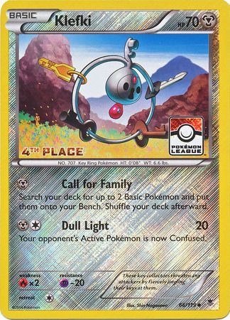 Klefki (66/119) (League Promo 4th Place) [XY: Phantom Forces] | Gear Gaming Bentonville