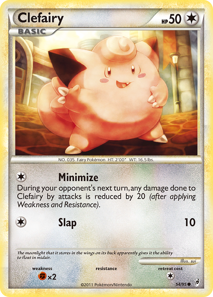 Clefairy (54/95) [HeartGold & SoulSilver: Call of Legends] | Gear Gaming Bentonville