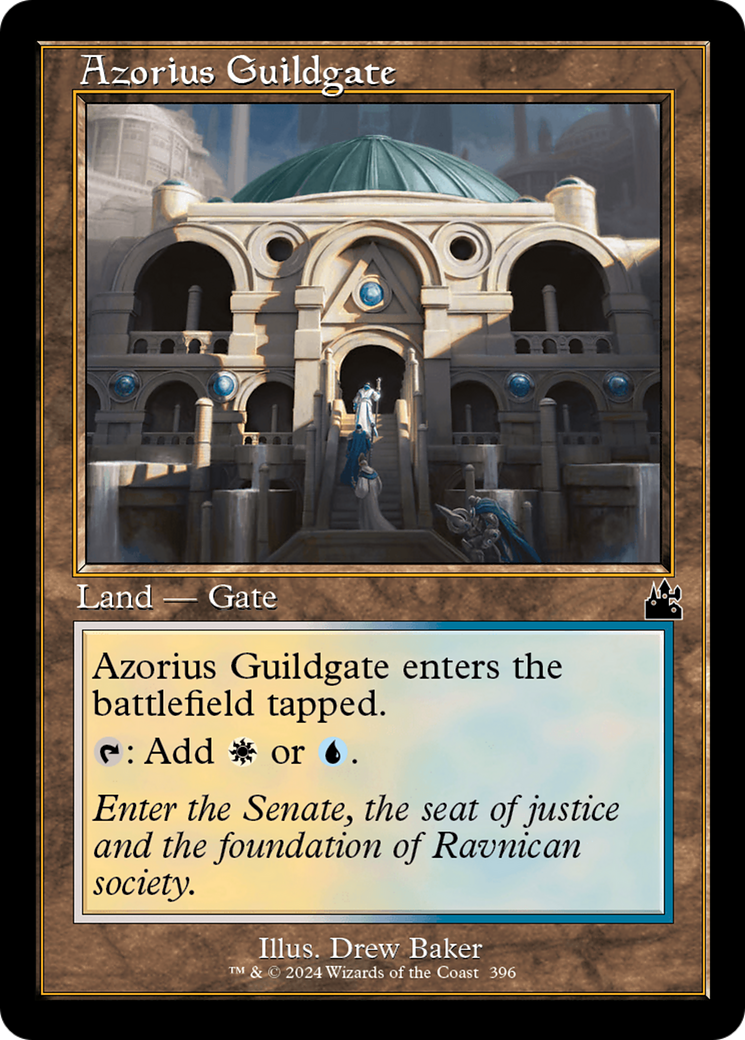 Azorius Guildgate (Retro Frame) [Ravnica Remastered] | Gear Gaming Bentonville