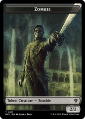 City's Blessing // Zombie Double-Sided Token [Murders at Karlov Manor Commander Tokens] | Gear Gaming Bentonville