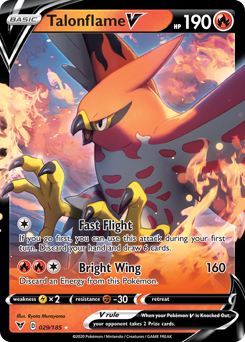 Talonflame V (029/185) [Sword & Shield: Vivid Voltage] | Gear Gaming Bentonville