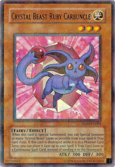 Crystal Beast Ruby Carbuncle [HL05-EN001] Parallel Rare | Gear Gaming Bentonville