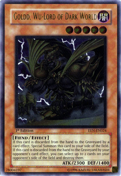 Goldd, Wu-Lord of Dark World [EEN-EN024] Ultimate Rare | Gear Gaming Bentonville