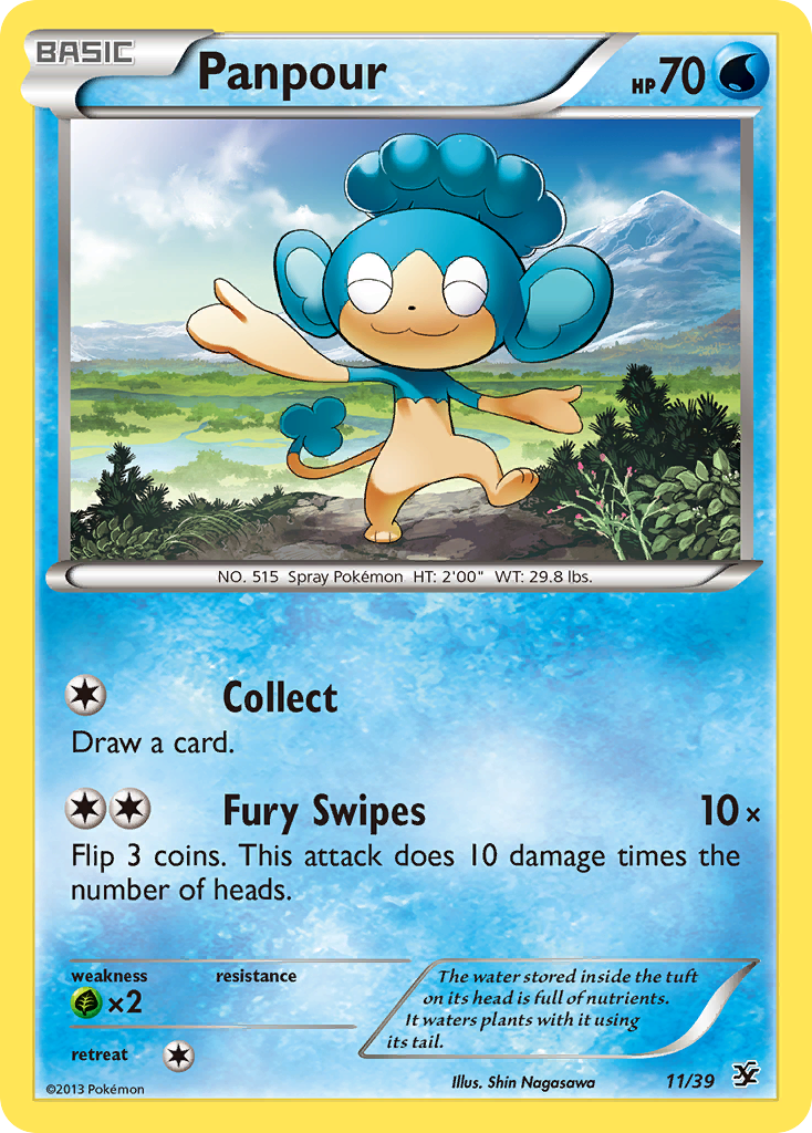 Panpour (11/39) [XY: Kalos Starter Set] | Gear Gaming Bentonville