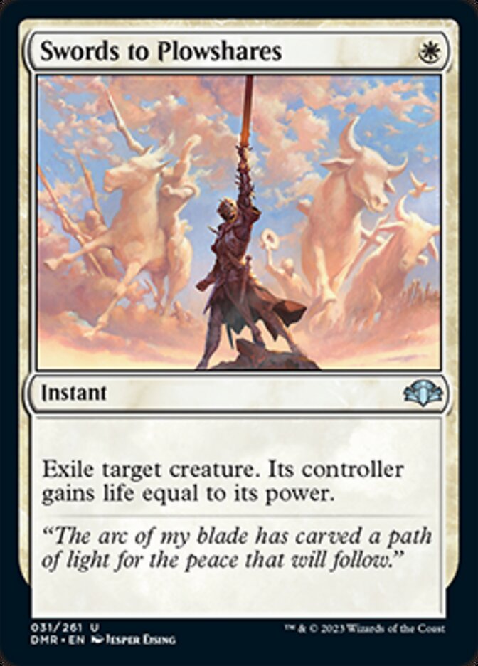 Swords to Plowshares [Dominaria Remastered] | Gear Gaming Bentonville